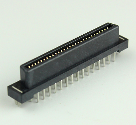 1.27mm 60pin female end plate to board in-line connector 